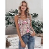 image:imageEkouaer Womens Silk Satin Tank Tops V Neck Camisole Spaghetti Strap Top Summer Basic BlouseButterfly Leopard