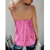 image:imageEkouaer Womens Silk Satin Tank Tops V Neck Camisole Spaghetti Strap Top Summer Basic BlouseRose Leopard