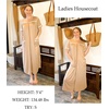 image:imageEkouaer Zipper Robes for Women Short Sleeve Bathrobe Soft Lightweight Housecoat Full Length Nightgown with Pockets S3XLKhaki
