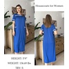image:imageEkouaer Zipper Robes for Women Short Sleeve Bathrobe Soft Lightweight Housecoat Full Length Nightgown with Pockets S3XLSnorkel Blue