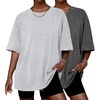 Charcoal Heather/Light Grey Heather