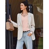 image:imageEkouaer 3 Pack Long Sleeve Shirts for Women V Neck T Shirt Fall Casual Tops Basic Base Layer Undershirts Tees 2025 SXXLBlackBeigeGray
