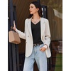 image:imageEkouaer 3 Pack Long Sleeve Shirts for Women V Neck T Shirt Fall Casual Tops Basic Base Layer Undershirts Tees 2025 SXXLBlackGreenWine Red