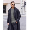 image:imageEkouaer Mens Long Sleeve Shirts Crew Neck Fleece Thermal Undershirts Midweight Sweatshirts Soft Base Layer Pullover Tee TopsGrey
