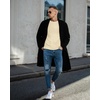 image:imageEkouaer Mens Long Sleeve Shirts Ribbed Pullover Tees Sim Fit Thermal Tops Crew Neck Stretchy Undershirts S3XLBeige