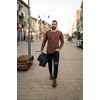 image:imageEkouaer Mens Long Sleeve Shirts Ribbed Pullover Tees Sim Fit Thermal Tops Crew Neck Stretchy Undershirts S3XLBrown