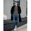 image:imageEkouaer Mens Long Sleeve Shirts Ribbed Pullover Tees Sim Fit Thermal Tops Crew Neck Stretchy Undershirts S3XLDeep Grey