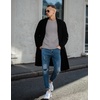 image:imageEkouaer Mens Long Sleeve Shirts Ribbed Pullover Tees Sim Fit Thermal Tops Crew Neck Stretchy Undershirts S3XLGrey