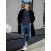 image:imageEkouaer Mens Long Sleeve Shirts Ribbed Pullover Tees Sim Fit Thermal Tops Crew Neck Stretchy Undershirts S3XLNavy Blue