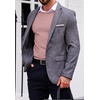 image:imageEkouaer Mens Long Sleeve Shirts Ribbed Pullover Tees Sim Fit Thermal Tops Crew Neck Stretchy Undershirts S3XLPink