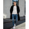 image:imageEkouaer Mens Long Sleeve Shirts Ribbed Pullover Tees Sim Fit Thermal Tops Crew Neck Stretchy Undershirts S3XLWhite