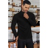 image:imageEkouaer Mens Mock Turtleneck Long Sleeve Turtle Neck Tops Lightweight Undershirt Thermal Sweater ShirtsBlack