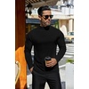 image:imageEkouaer Mens Mock Turtleneck Long Sleeve Turtle Neck Tops Lightweight Undershirt Thermal Sweater ShirtsBlack