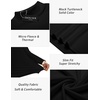 image:imageEkouaer Mens Mock Turtleneck Long Sleeve Turtle Neck Tops Lightweight Undershirt Thermal Sweater ShirtsBlack