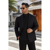 image:imageEkouaer Mens Mock Turtleneck Long Sleeve Turtle Neck Tops Lightweight Undershirt Thermal Sweater ShirtsBlack