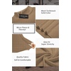 image:imageEkouaer Mens Mock Turtleneck Long Sleeve Turtle Neck Tops Lightweight Undershirt Thermal Sweater ShirtsLight Brown