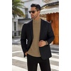 image:imageEkouaer Mens Mock Turtleneck Long Sleeve Turtle Neck Tops Lightweight Undershirt Thermal Sweater ShirtsLight Brown