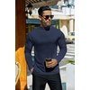 image:imageEkouaer Mens Mock Turtleneck Long Sleeve Turtle Neck Tops Lightweight Undershirt Thermal Sweater ShirtsNavy Blue