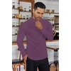 image:imageEkouaer Mens Mock Turtleneck Long Sleeve Turtle Neck Tops Lightweight Undershirt Thermal Sweater ShirtsPurple