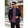 image:imageEkouaer Mens Mock Turtleneck Long Sleeve Turtle Neck Tops Lightweight Undershirt Thermal Sweater ShirtsPurple