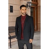 image:imageEkouaer Mens Mock Turtleneck Shirts Long Sleeve Underwear Tops Fleece Ribbed Knit Pullover Sweater Basic Thermal SweatshirtsWine Red