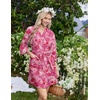image:imageEkouaer Robes for Women Lightweight Waffle Bath Robe Soft Floral Ladies Sleepwear Loungewear SXXLA Pinkfloral