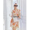 image:imageEkouaer Robes for Women Lightweight Waffle Bath Robe Soft Floral Ladies Sleepwear Loungewear SXXLBeigenature Printed