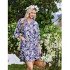 image:imageEkouaer Robes for Women Lightweight Waffle Bath Robe Soft Floral Ladies Sleepwear Loungewear SXXLBluefloral