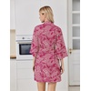 image:imageEkouaer Robes for Women Lightweight Waffle Bath Robe Soft Floral Ladies Sleepwear Loungewear SXXLRosepaisley Ethnic