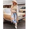 image:imageEkouaer Thermal Turtleneck Shirt Women Ribbed Long Sleeve Mock Neck Tops Slim Fit Lettuce Trim Base LayerBlackBeige