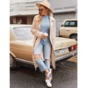 image:imageEkouaer Thermal Turtleneck Shirt Women Ribbed Long Sleeve Mock Neck Tops Slim Fit Lettuce Trim Base LayerBlackBlue