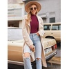 image:imageEkouaer Thermal Turtleneck Shirt Women Ribbed Long Sleeve Mock Neck Tops Slim Fit Lettuce Trim Base LayerRed