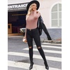 image:imageEkouaer Women Turtleneck Shirt Long Sleeve Layer Tops Basic Ribbed Tees Soft Stretch Thermal Undershirts Lightweight BlouseDirty Pink