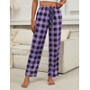 image:imageEkouaer Womens 2 Pack Lounge Pants Comfy Pajama Pants Plaid Pajama Bottoms with Pockets Drawstring Pj Bottoms Pants2 Packset 16