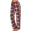 image:imageEkouaer Womens 2 Pack Lounge Pants Comfy Pajama Pants Plaid Pajama Bottoms with Pockets Drawstring Pj Bottoms Pants2 Packset 4