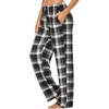 image:imageEkouaer Womens 2 Pack Lounge Pants Comfy Pajama Pants Plaid Pajama Bottoms with Pockets Drawstring Pj Bottoms Pants2 Packset 5