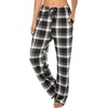 image:imageEkouaer Womens 2 Pack Lounge Pants Comfy Pajama Pants Plaid Pajama Bottoms with Pockets Drawstring Pj Bottoms Pants2 Packset 5