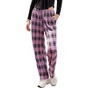 image:imageEkouaer Womens 2 Pack Lounge Pants Comfy Pajama Pants Plaid Pajama Bottoms with Pockets Drawstring Pj Bottoms Pants2 Packset 7