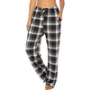 image:imageEkouaer Womens 2 Pack Lounge Pants Comfy Pajama Pants Plaid Pajama Bottoms with Pockets Drawstring Pj Bottoms Pants2 Packset 7