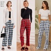 image:imageEkouaer Womens 2 Pack Lounge Pants Comfy Pajama Pants Plaid Pajama Bottoms with Pockets Drawstring Pj Bottoms Pants2 Packset 7