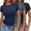 3pcs Black/ Dark Gray/ Navy Blue