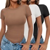 3pcs Black/ White/ Light Brown