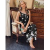 image:imageEkouaer Nightgowns for Women Long Sleeveless Night Gowns Ladies Soft Nightdress Victorian Sleepwear with Pockets SXXXLBlack  White Butterfly