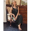 image:imageEkouaer Nightgowns for Women Long Sleeveless Night Gowns Ladies Soft Nightdress Victorian Sleepwear with Pockets SXXXLBlack