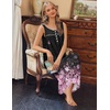 image:imageEkouaer Nightgowns for Women Long Sleeveless Night Gowns Ladies Soft Nightdress Victorian Sleepwear with Pockets SXXXLBlack Pink Sakura