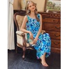 image:imageEkouaer Nightgowns for Women Long Sleeveless Night Gowns Ladies Soft Nightdress Victorian Sleepwear with Pockets SXXXLBlue Tie Dye