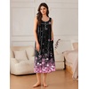 image:imageEkouaer Nightgowns for Women Long Sleeveless Night Gowns Ladies Soft Nightdress Victorian Sleepwear with Pockets SXXXLCherry Blossoms