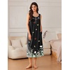 image:imageEkouaer Nightgowns for Women Long Sleeveless Night Gowns Ladies Soft Nightdress Victorian Sleepwear with Pockets SXXXLFlower Butterfly