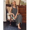 image:imageEkouaer Nightgowns for Women Long Sleeveless Night Gowns Ladies Soft Nightdress Victorian Sleepwear with Pockets SXXXLGrey