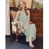 image:imageEkouaer Nightgowns for Women Long Sleeveless Night Gowns Ladies Soft Nightdress Victorian Sleepwear with Pockets SXXXLLight Green